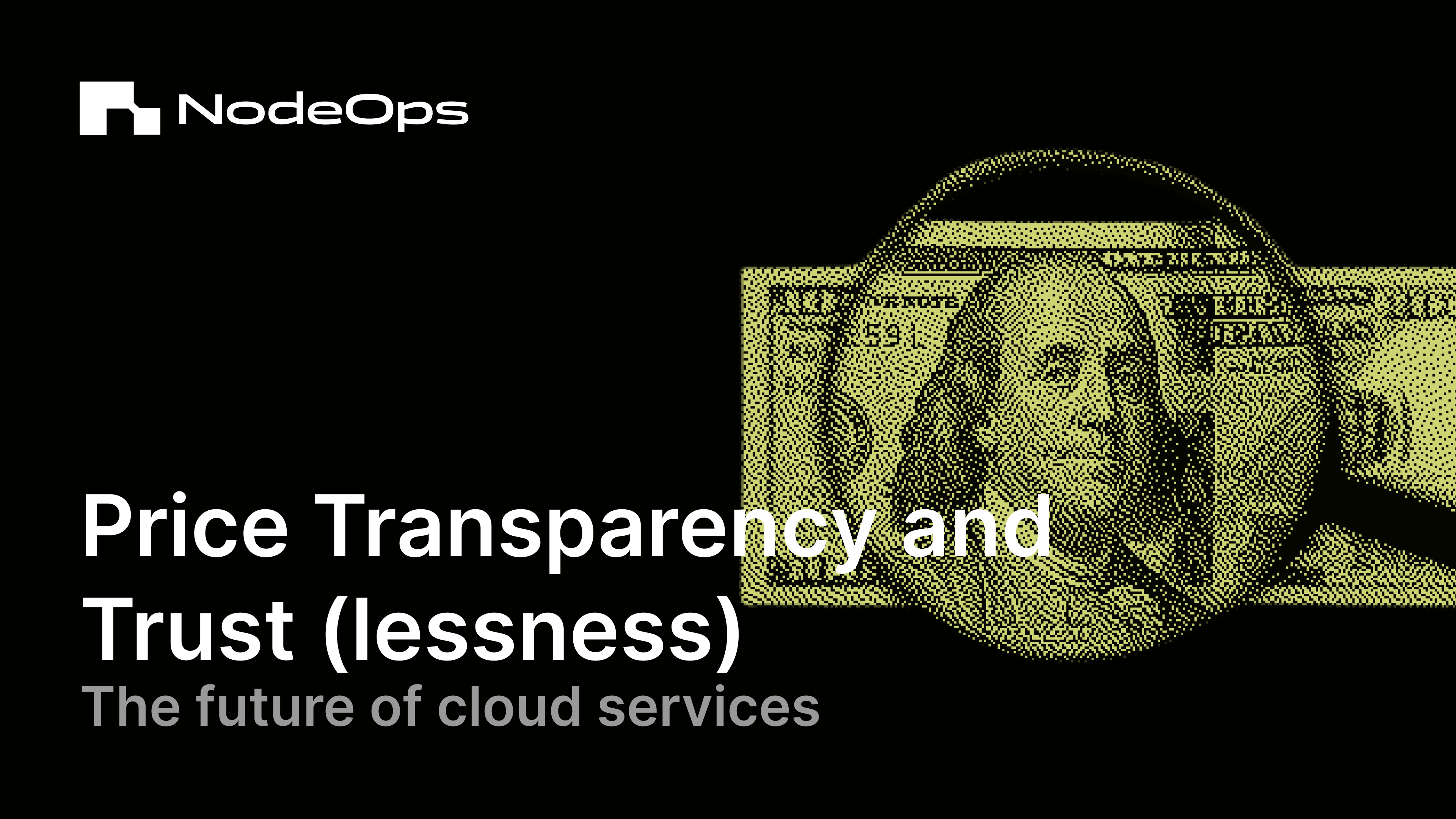 Price Transparency and Trust(lessness)