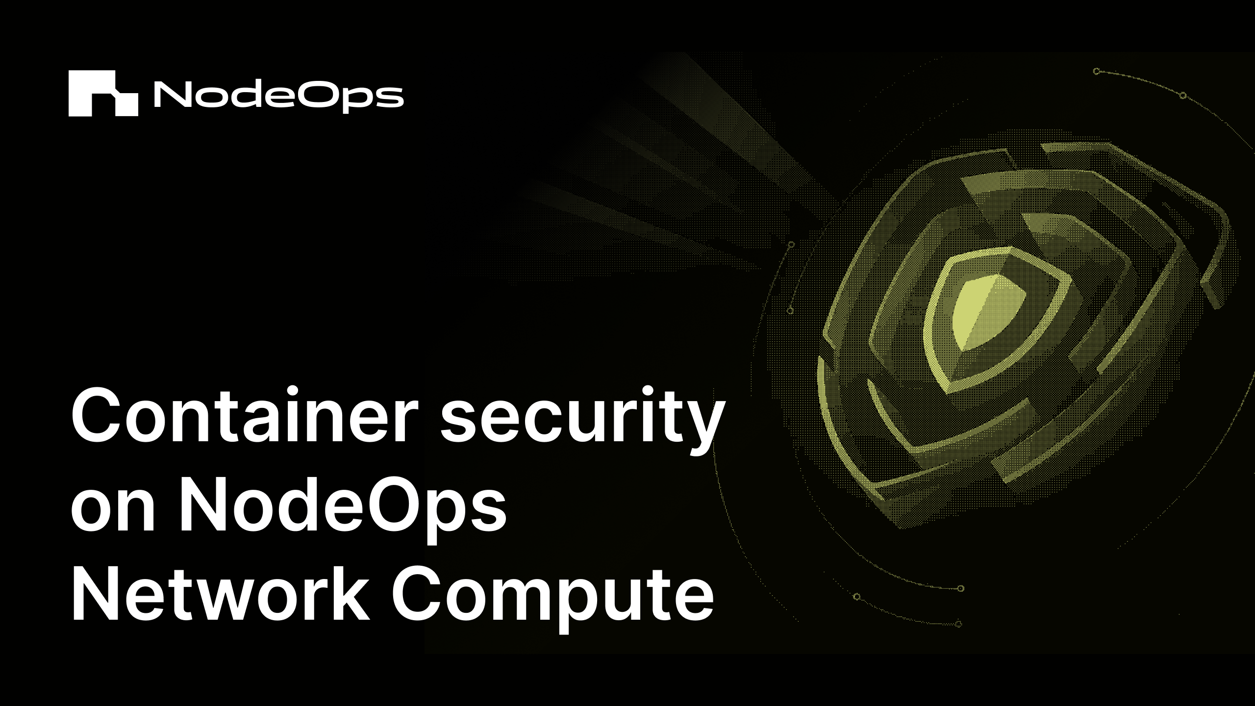 Container security on NodeOps Network Compute
